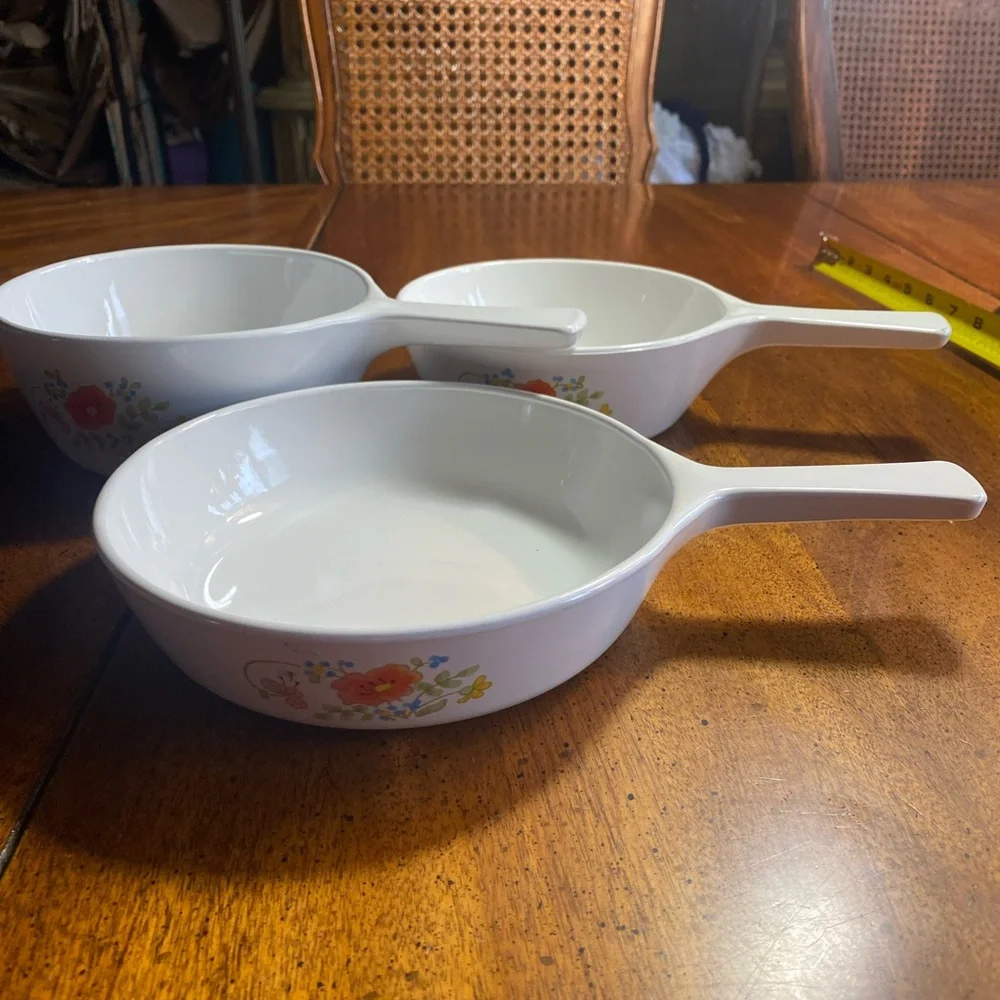 Corningware Wildflower Sauce Pan Set of 3